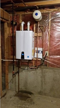 Tankless water heater conversion