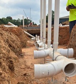 Data center groundwork in Manassas,Va.