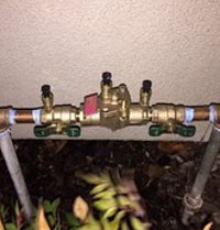 Irrigation backflow replacement & inspection.